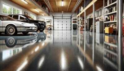 Garage epoxy flooring
